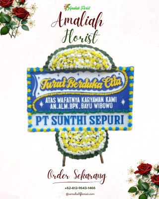 Papan Bunga Duka di Drajat