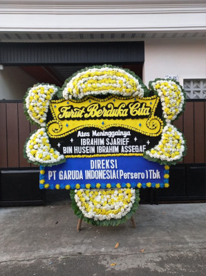Papan Bunga Duka di Drajat