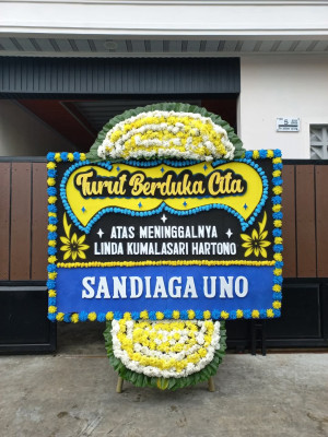 Papan Bunga Duka di Drajat
